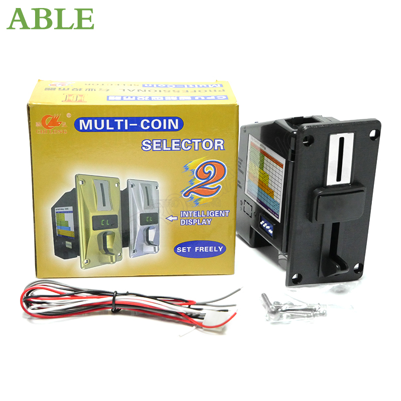 Coin Pusher Machine - Multi Coin Acceptor เลือก CL-168ที่แตกต่างกันเหรียญอิเล็กทรอนิกส์ลงสำหรับเกมอาเขตกลไกเครื่องหยอดเหรียญ