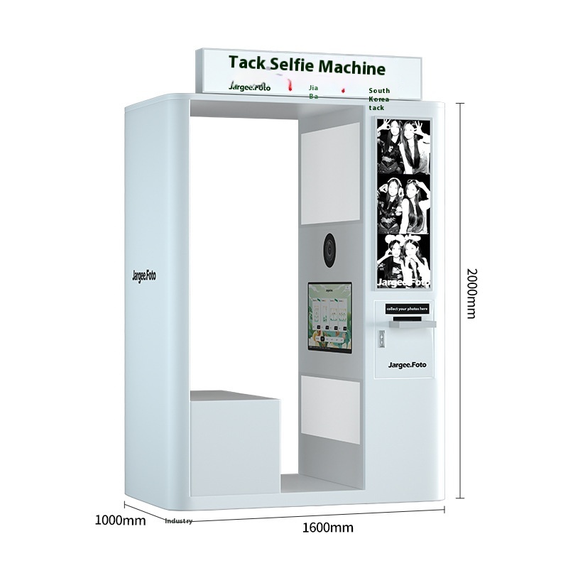 Photo Booth Machine - เครื่องถ่ายภาพพกพาแบบออลอินวันสไตล์นอร์ดิก พร้อมเครื่องพิมพ์ ใช้งานร่วมกับสมาร์ทโฟน iPad กล้อง SLR