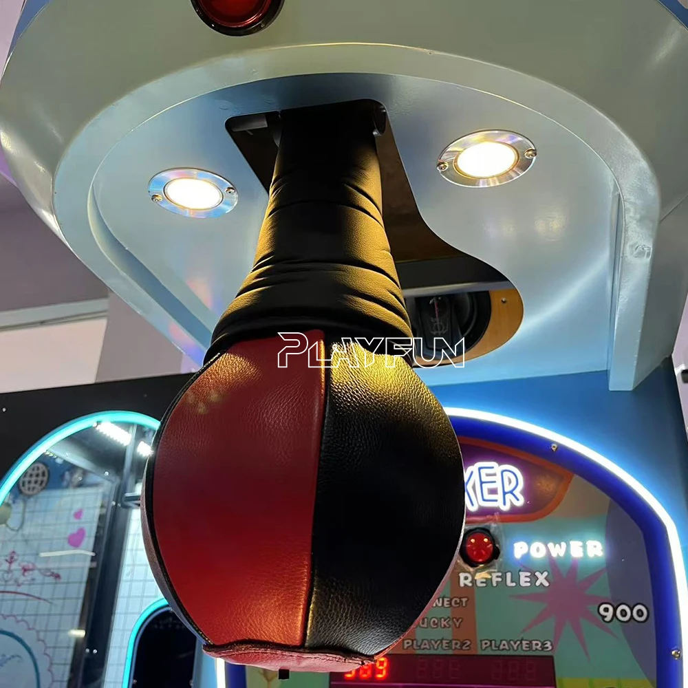 Boxing Machine Arcade - เครื่องเล่นเกมส์ต่อยมวยแบบหยอดเหรียญ ดีไซน์ใหม่ สวนสนุก ต่อยและเตะ เกมส์กีฬาแบบอินเทอร์แอคทีฟสำหรับเด็ก