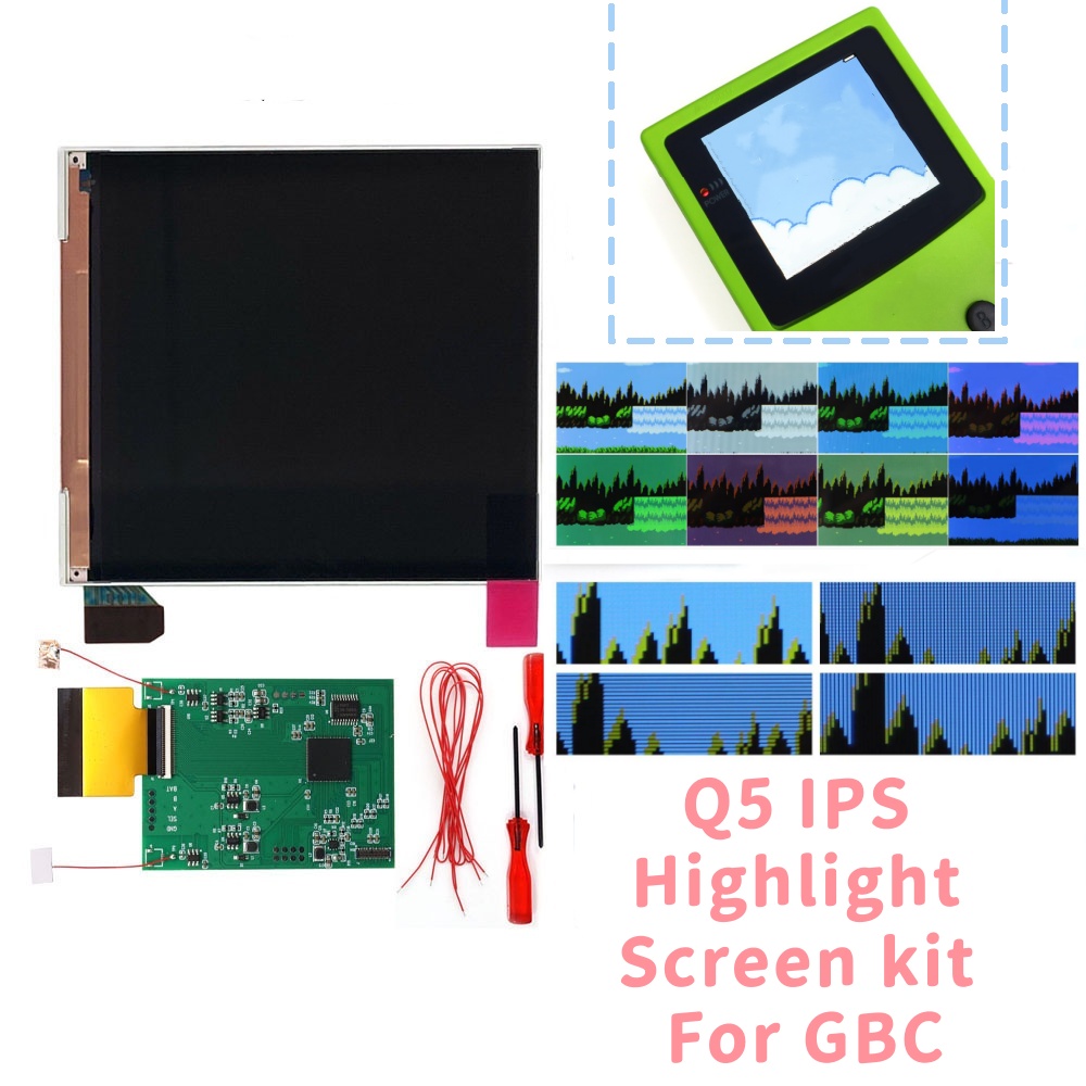 Lcd Screen Arcade - HISPEEDIDO สำหรับ GBC 3.1' Q5 หน้าจอ