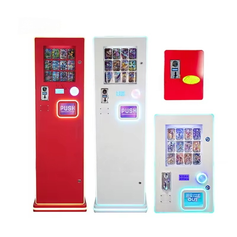 Arcade Card Vending Machine - ตู้จำหน่ายการ์ดขายส่งจากโรงงาน ตู้จำหน่ายการ์ดโปเกมอน สติ๊กเกอร์ติดผิว ตู้จำหน่ายการ์ดแบบตั้งพื้น ตู้เกมอาร์เคด ตู้จำหน่ายการ์ดโทรศัพท์แบบกำหนดเอง