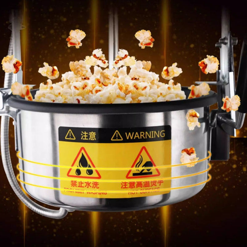 Popcorn Vending Machine - เครื่องทำป๊อปคอร์นอัตโนมัติเต็มรูปแบบ 220/110V สแตนเลส สำหรับโรงภาพยนตร์ ร้านค้าริมทาง และตู้ขายของอัตโนมัติ