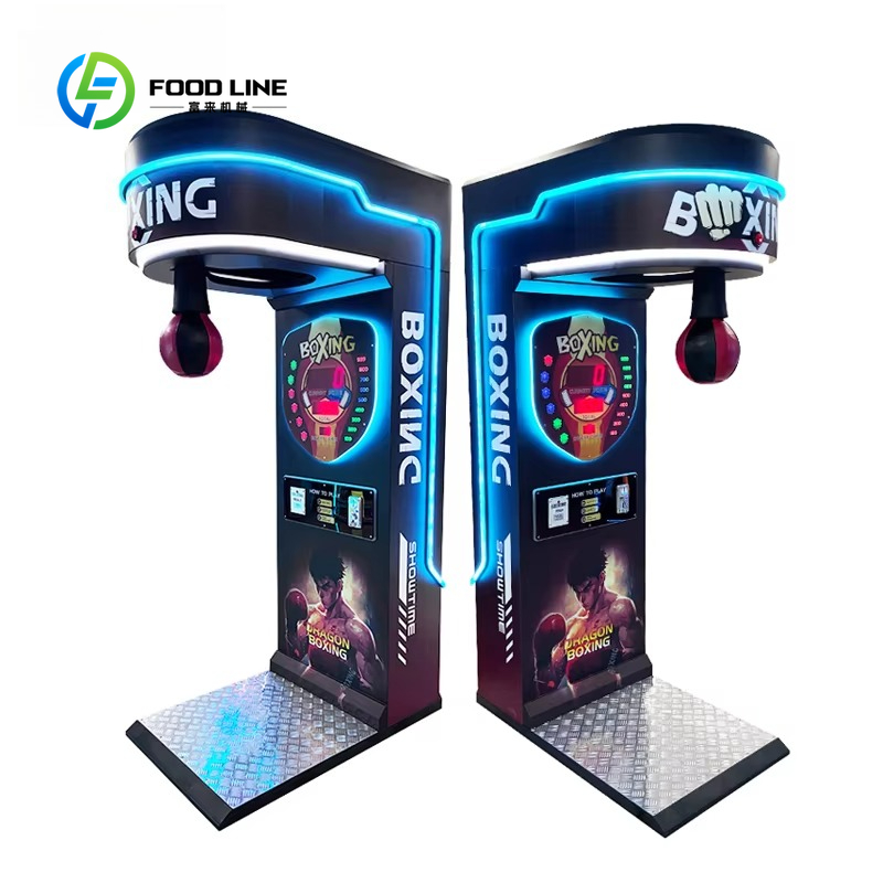 Boxing Machine Arcade - เครื่องชกมวยราคาโรงงาน เครื่องเล่นหยอดเหรียญสำหรับห้องเกมส์ อุปกรณ์สวนสนุก เกมส์อาร์เคดชกมวย เครื่องชกมวย