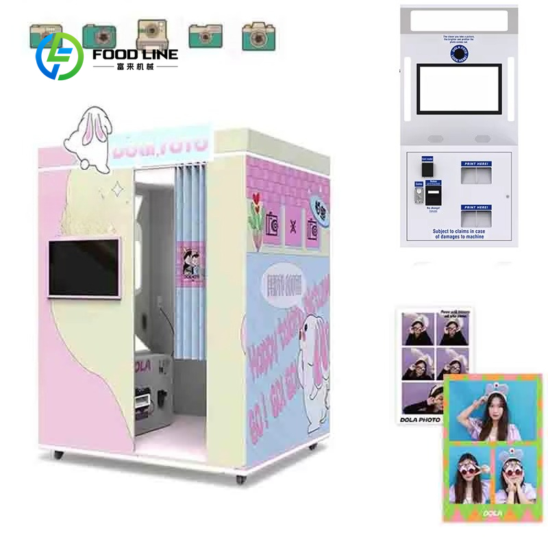 Photo Booth Machine - ตู้ถ่ายรูปแฟชั่น ตู้ถ่ายรูปงานแต่งงาน ตู้ถ่ายรูปอัจฉริยะพร้อมเครื่องพิมพ์ดิจิตอลสองพอร์ต ตู้ถ่ายรูปบริการตนเอง ปรับแต่งได้