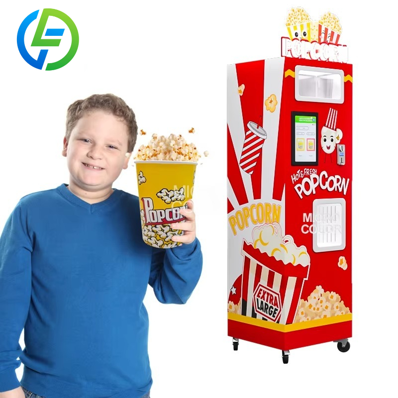 Popcorn Vending Machine - เครื่องทำป๊อปคอร์นเชิงพาณิชย์แบบกำหนดเองได้ เครื่องขายป๊อปคอร์นอัตโนมัติยอดนิยมขายดี มีจำหน่าย