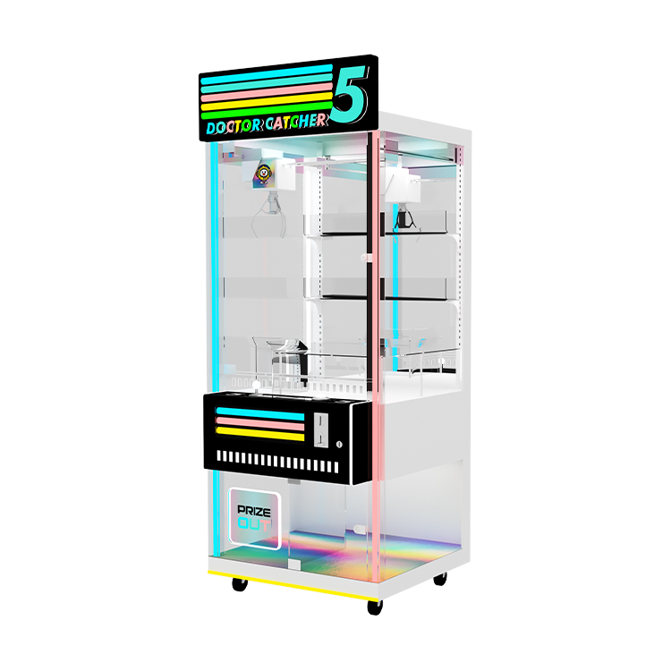 Arcade Prize Vending Machine - เครื่องเกมคีบตุ๊กตาหยอดเหรียญในร่ม ลดราคาพิเศษ พร้อมไฟ LED เครื่องขายของรางวัล เครื่องคีบตุ๊กตา