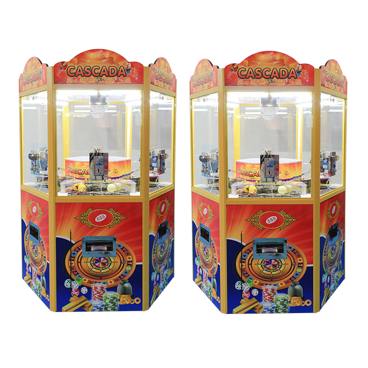 Arcade Style Vending Machine - เครื่องเล่นเกมอาร์เคด 6 คน เครื่องหยอดเหรียญแบบผลักเหรียญ เครื่องผลักเหรียญควอเตอร์ เครื่องขายเหรียญแบบผลักเหรียญ