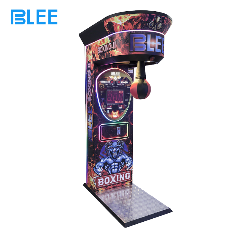 Boxing Machine Arcade - เครื่องเกมส์ชกมวยแบบหยอดเหรียญ อุปกรณ์ออกกำลังกาย วัดแรงชกแบบอิเล็กทรอนิกส์ เครื่องเกมส์ชกมวยแบบตั้งพื้น