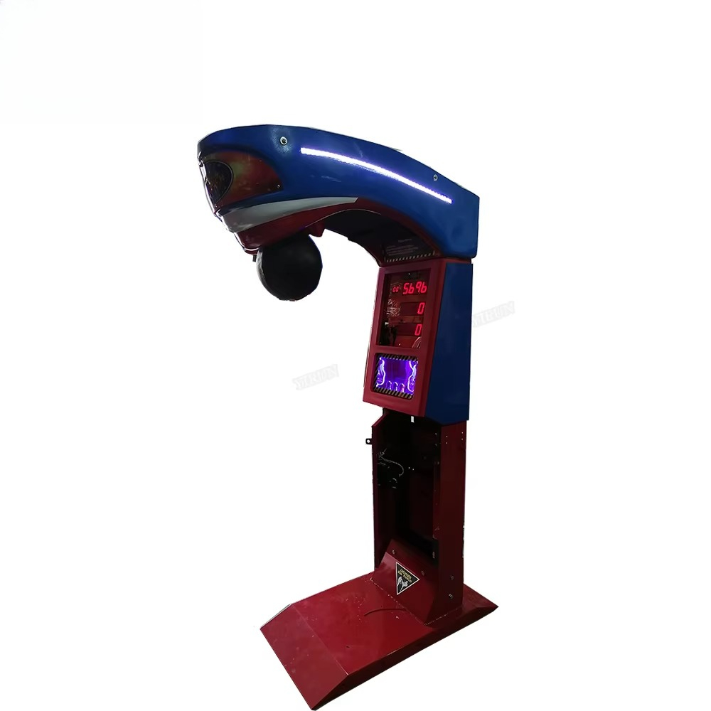 Boxing Machine Arcade - เครื่องเกมส์ชกมวยหยอดเหรียญ 220V แบบอิเล็กทรอนิกส์