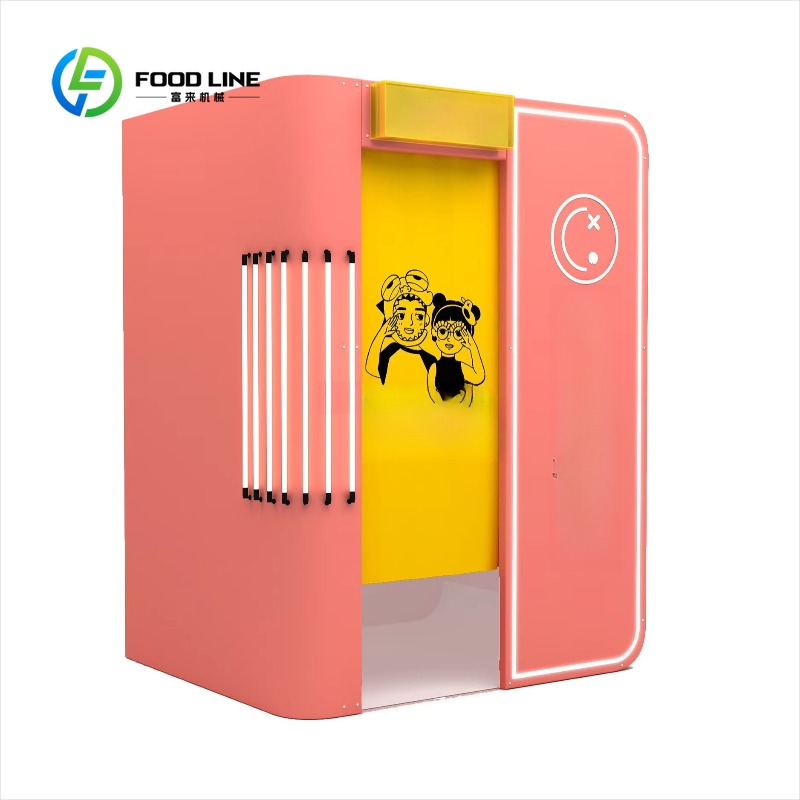 Photo Booth Machine - ตู้ถ่ายรูปอัตโนมัติกลางแจ้งแบบออลอินวัน ปรับแต่งได้ตามต้องการ เหมาะสำหรับห้างสรรพสินค้า ตู้ถ่ายรูปเซลฟี่ยอดนิยม ใช้เหรียญ ถ่ายภาพดิจิทัล