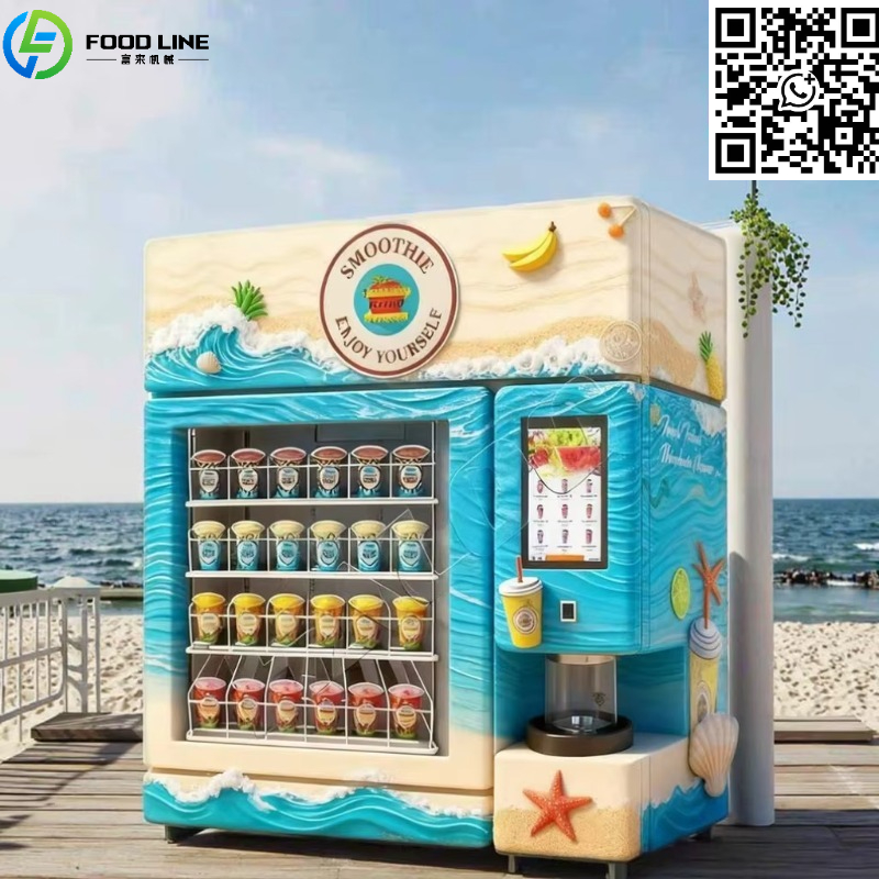 Slushie Machine Vending - เครื่องทำน้ำแข็งปั่นแบบกำหนดเองได้ ความจุสูง - เครื่องทำน้ำแข็งปั่นราคาประหยัด เครื่องขายเครื่องดื่มแช่แข็งแบบเชิงพาณิชย์
