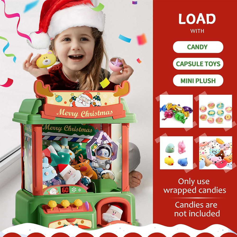 เครื่องจับเล็บสำหรับเด็กเครื่อ - Arcade Toy Claw Vending Machine บทวิจารณ์และราคา