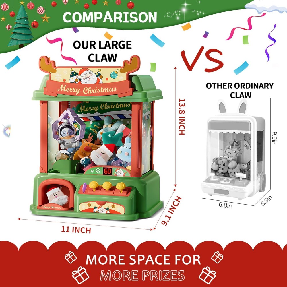 เครื่องจับเล็บสำหรับเด็กเครื่อ - Arcade Toy Claw Vending Machine บทวิจารณ์และราคา