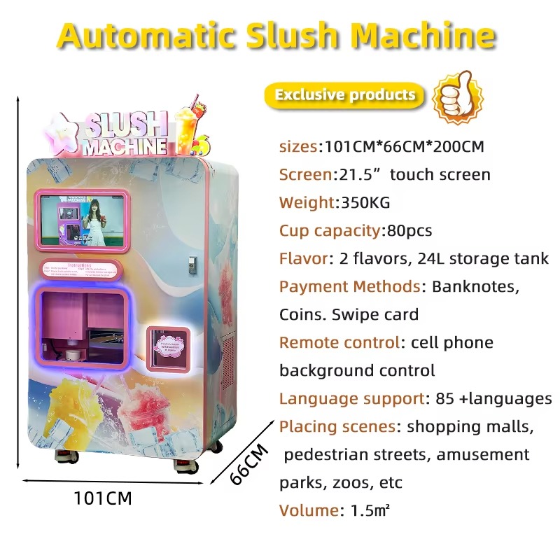 เครื่องขายสเลอชีแบบปรับได้ ตั้ - Slushie Machine Vending บทวิจารณ์และราคา