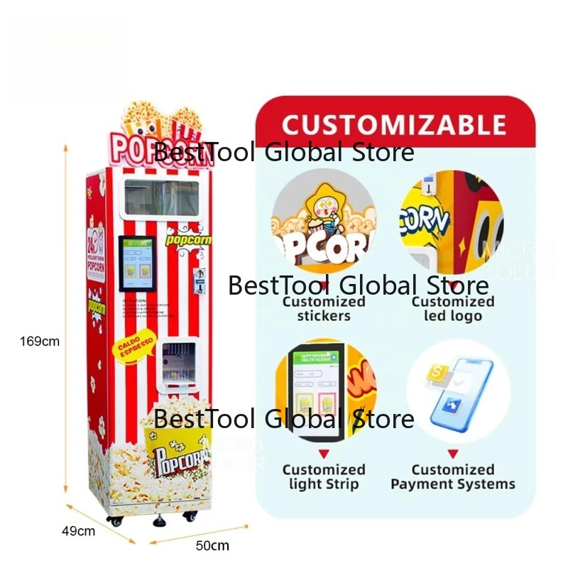 เครื่องทำป๊อปคอร์นยอดนิยมขายดี - Popcorn Vending Machine บทวิจารณ์และราคา