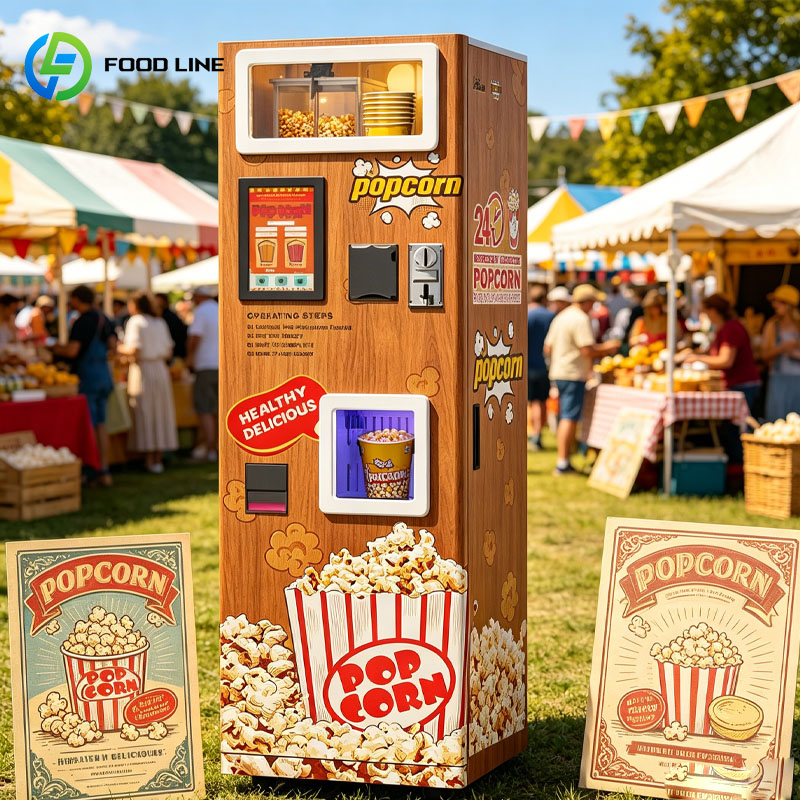 ตู้จำหน่ายข้าวโพดคั่วอัตโนมัติ - Popcorn Vending Machine บทวิจารณ์และราคา