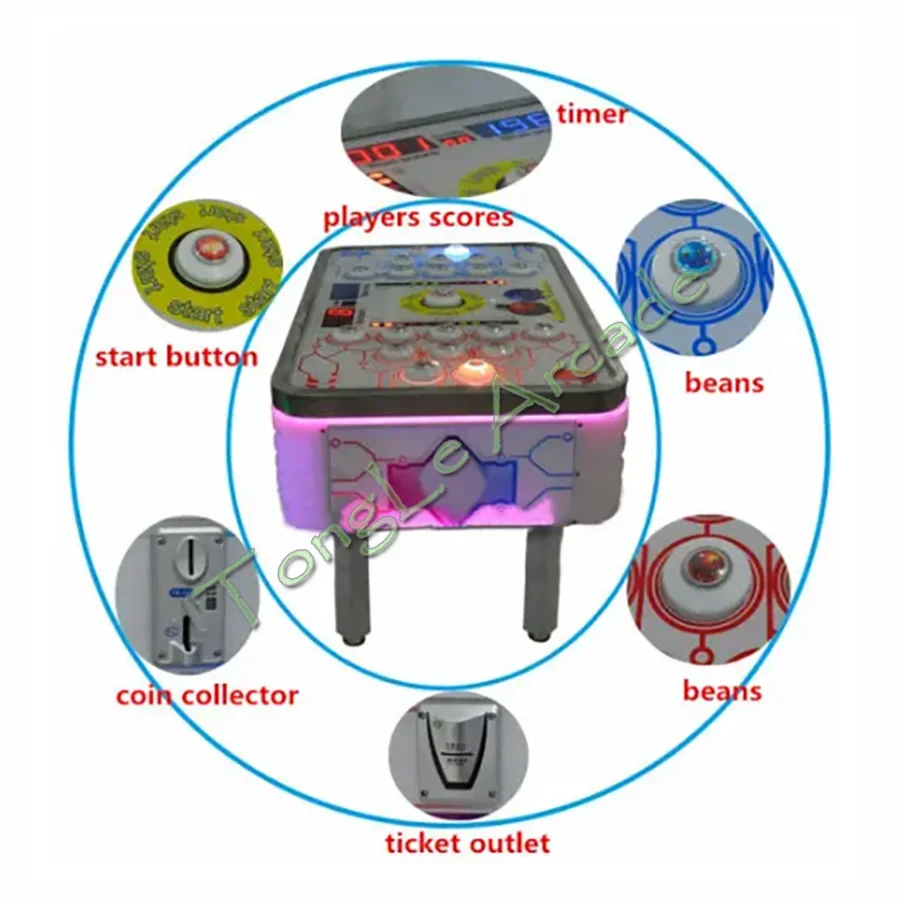 ชุด DIY Naughty Beans, เครื่อง - Whack A Mole Arcade บทวิจารณ์และราคา