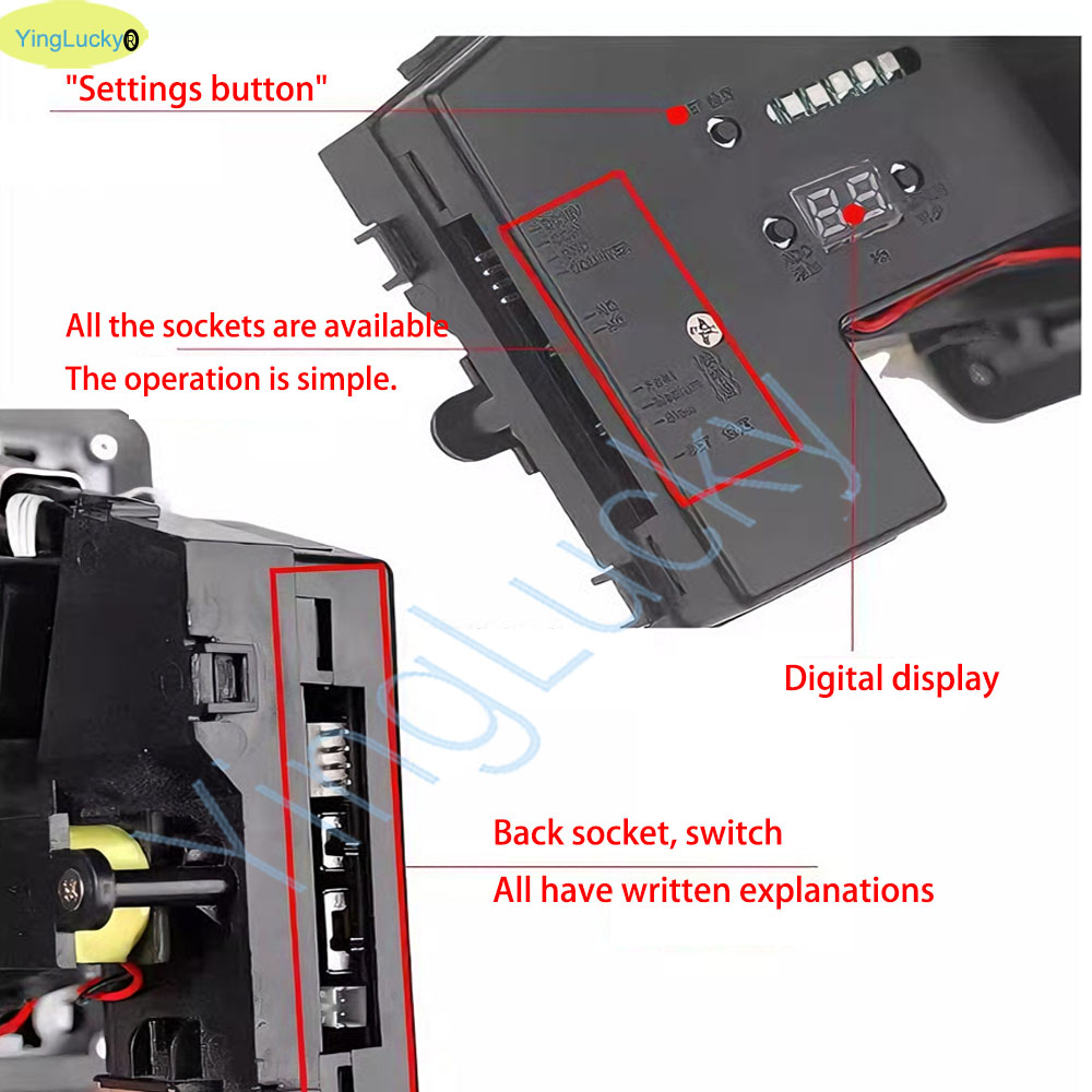 ตัวรับเหรียญแบบหลายชนิดพร้อมไฟ - Coin Pusher Machine บทวิจารณ์และราคา