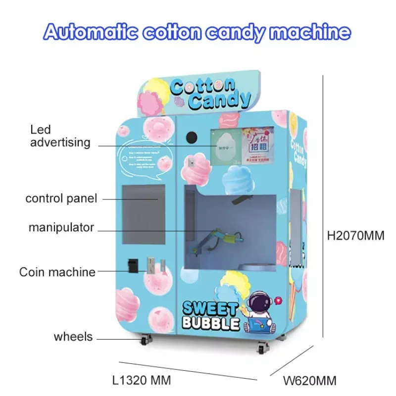 เครื่องทำสายไหมแบบกำหนดเองสำหร - Commercial Vending Machine บทวิจารณ์และราคา
