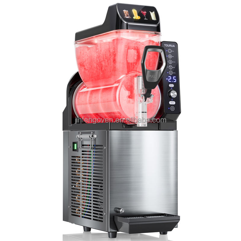 เครื่องทำน้ำแข็งปั่น 1 ถัง 2 ถ - Slushie Machine Vending บทวิจารณ์และราคา