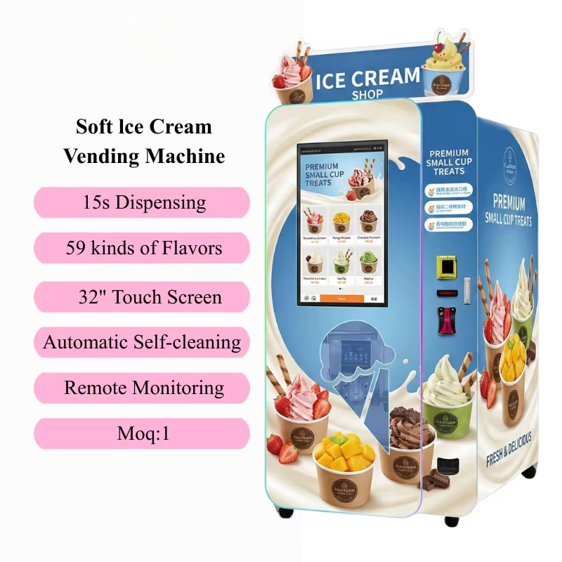 เครื่องทำไอศกรีมนุ่มแบบกำหนดเอ - Popcorn Vending Machine บทวิจารณ์และราคา