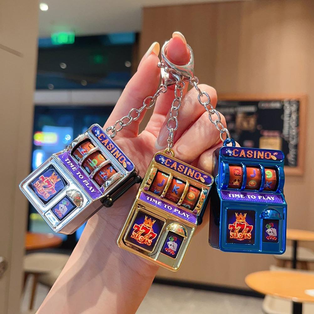 พวงกุญแจรูปตู้สล็อตแฟชั่น จี้ร - Fruit Slot Machine บทวิจารณ์และราคา