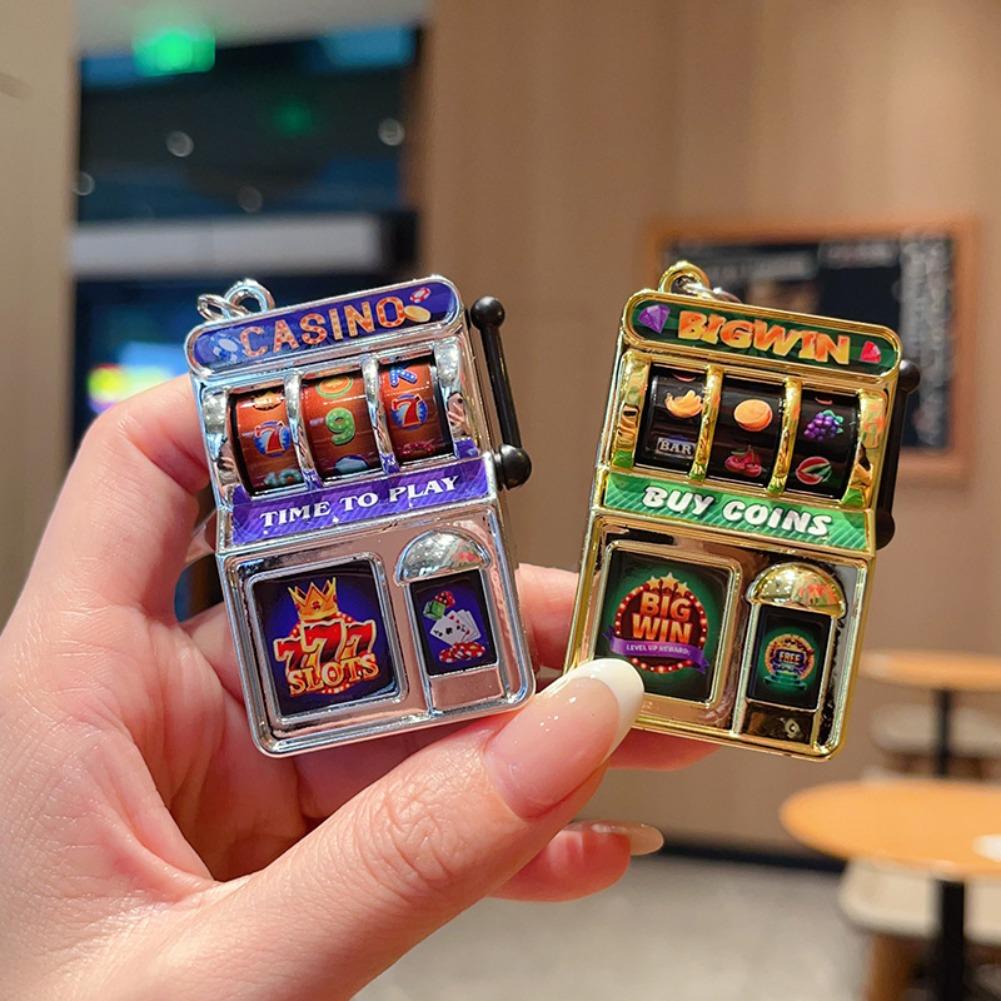 พวงกุญแจรูปตู้สล็อตแฟชั่น จี้ร - Fruit Slot Machine บทวิจารณ์และราคา