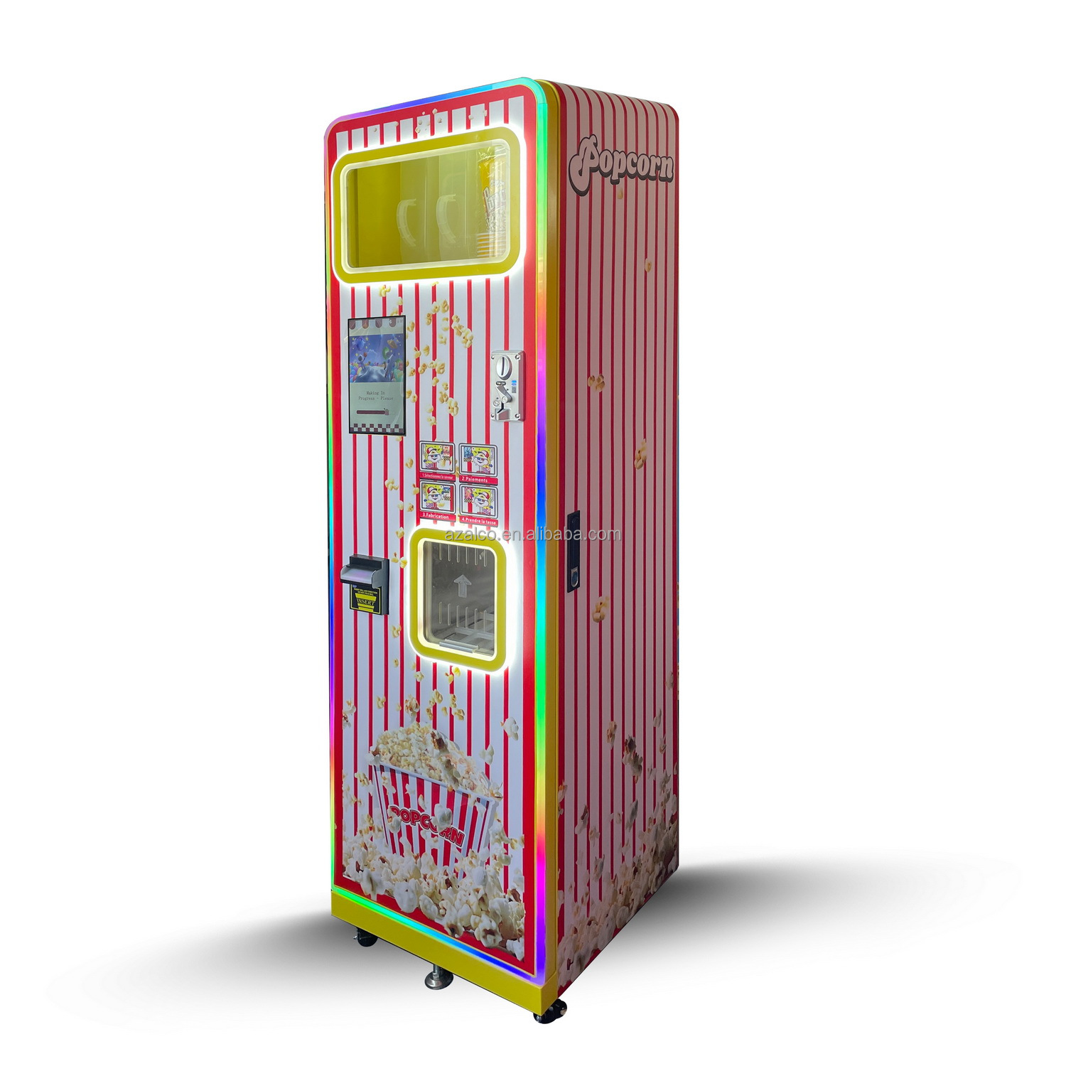 เครื่องทำป๊อปคอร์นแบบหยอดเหรีย - Popcorn Vending Machine บทวิจารณ์และราคา