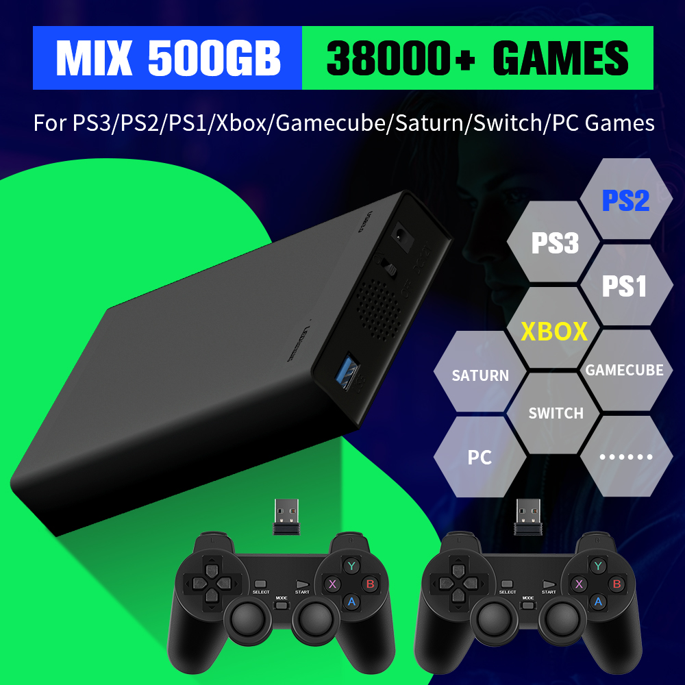 ฮาร์ดไดรฟ์เกม 500G พร้อมเกม 38 - Arcade X บทวิจารณ์และราคา