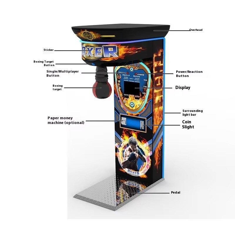 เครื่องเกมส์ชกมวย Black King B - Boxing Machine Arcade บทวิจารณ์และราคา