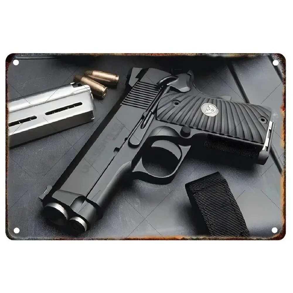 ป้ายโลหะตกแต่งผนังลายธงชาติอเม - Gun Shooting Arcade บทวิจารณ์และราคา