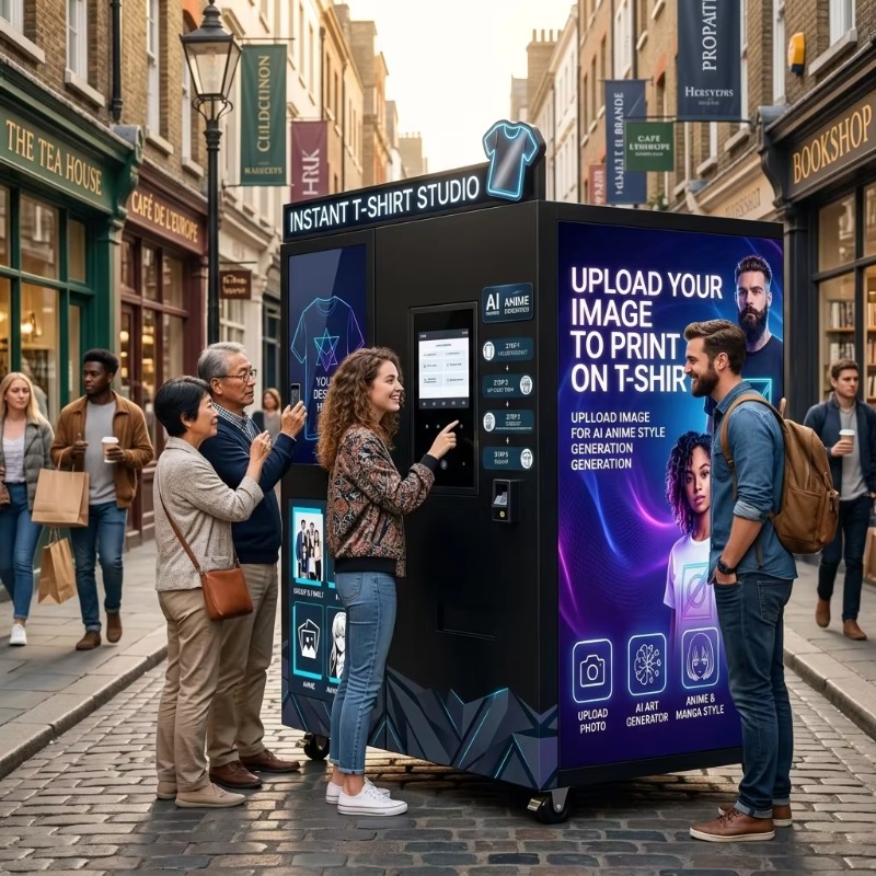 ตู้จำหน่ายเสื้อผ้าอัจฉริยะ AI  - Arcade Ticket Machine บทวิจารณ์และราคา
