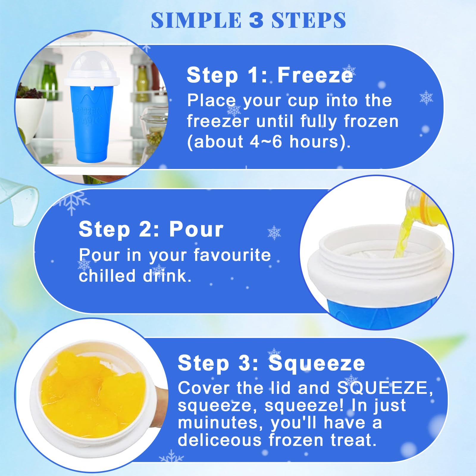 Slushie ถ้วย DIY Magic Slushy  - Slushie Machine Vending บทวิจารณ์และราคา