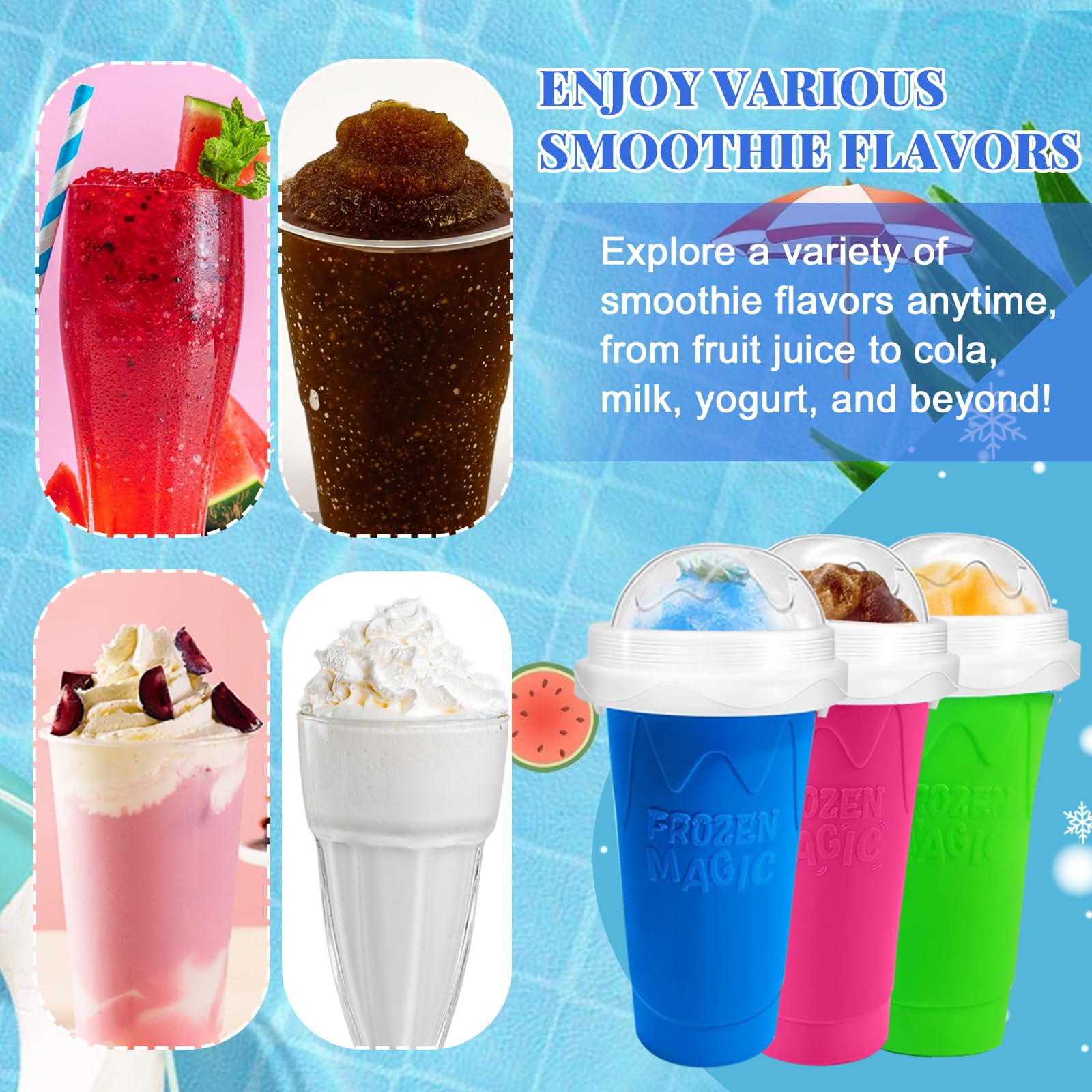 Slushie ถ้วย DIY Magic Slushy  - Slushie Machine Vending บทวิจารณ์และราคา
