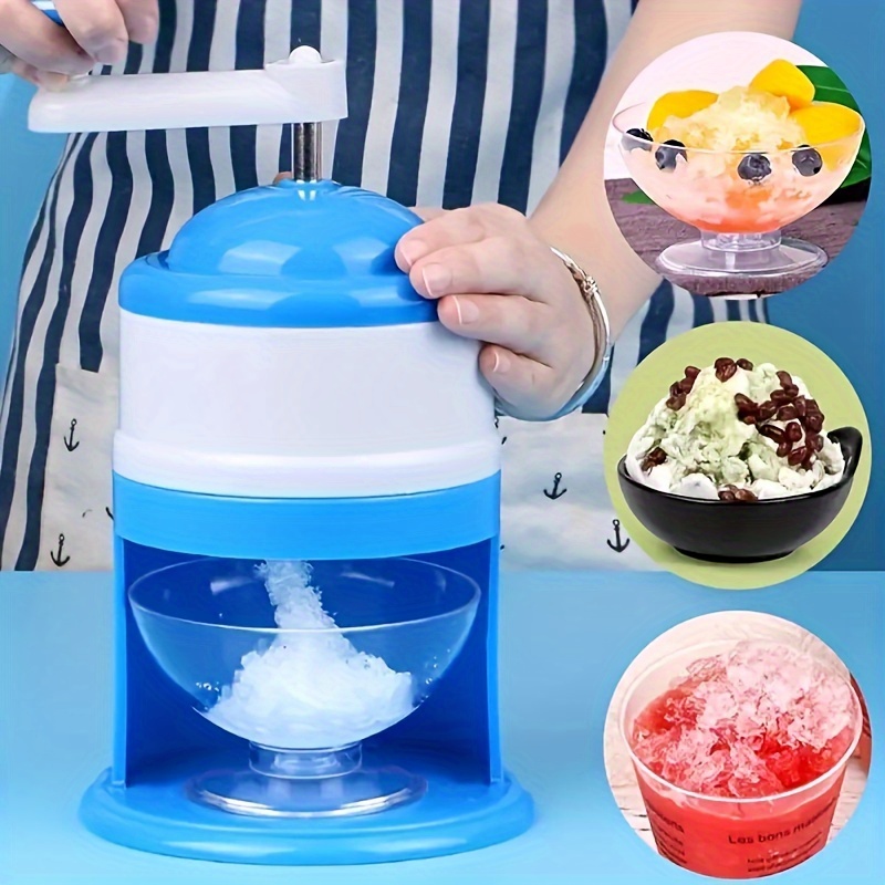 แบบพกพา Hand Crank กรวยหิมะเคร - Slushie Machine Vending บทวิจารณ์และราคา