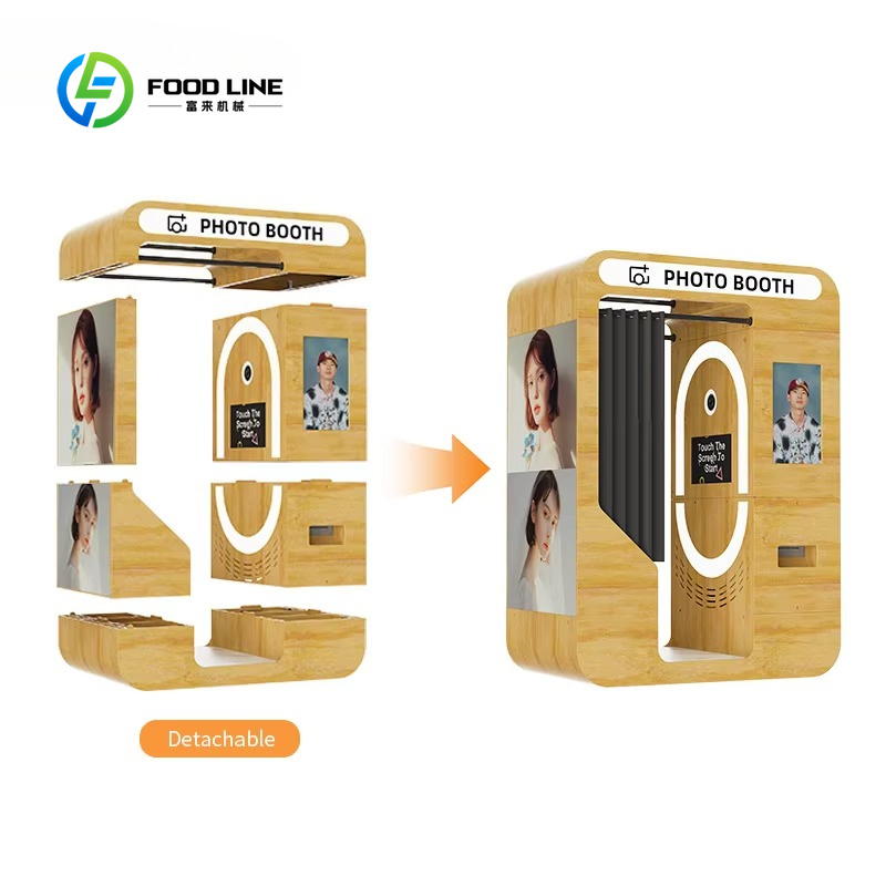 บูธถ่ายภาพไม้แบบพกพาสั่งทำพิเศ - Photo Booth Machine บทวิจารณ์และราคา