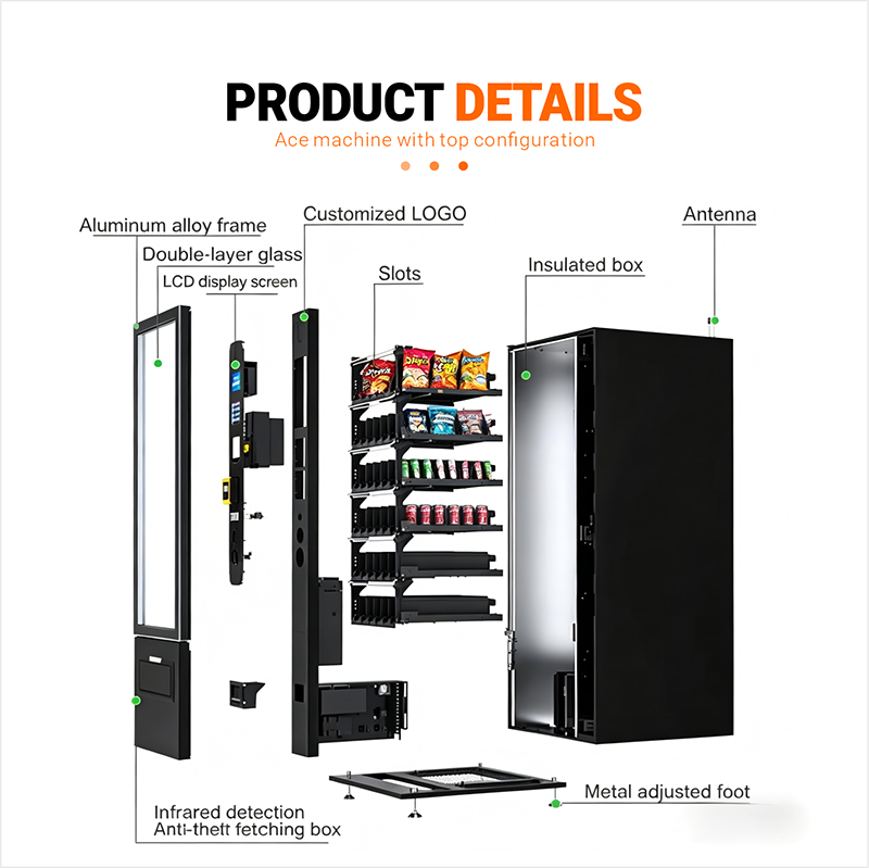 ตู้จำหน่ายขนมและเครื่องดื่มอัต - Commercial Vending Machine บทวิจารณ์และราคา