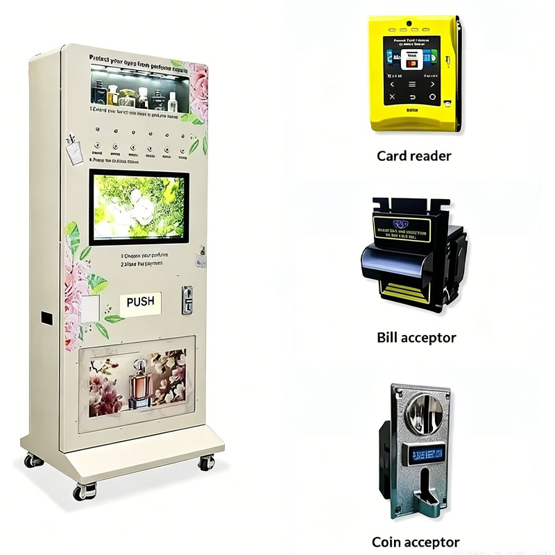 ตู้จำหน่ายน้ำหอมอัตโนมัติแบบหน - Popcorn Vending Machine บทวิจารณ์และราคา