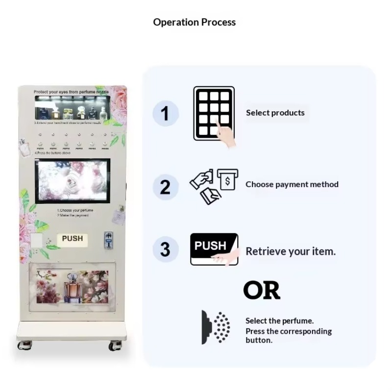 ตู้จำหน่ายน้ำหอมอัตโนมัติแบบหน - Popcorn Vending Machine บทวิจารณ์และราคา