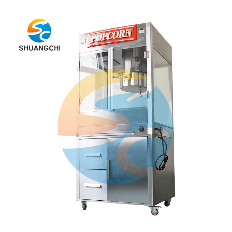 เครื่องทำป๊อปคอร์นเชิงพาณิชย์ข - Popcorn Vending Machine บทวิจารณ์และราคา